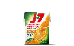 Сок J7 Апельсиновый 0,2 л